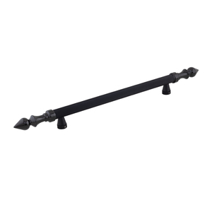 Aluminum Main <b>Door</b> Long Pull Handle Crane Design Silk <b>Black</b> PVD Gold Rose Gold Ornate Tip Entrance <b>Door</b> Hardware - Product Image 4