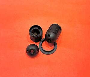 Portalámparas E27 Completamente Roscado con Accesorios de Iluminación de Plástico para Bombillas de Plástico y PC con Rosca de Plástico - Product Image 3