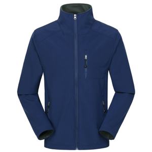 Chaqueta Softshell Unisex de Talla Grande, Impermeable, para Invierno, Casual, para Camping, 100% Poliéster, con Logotipo Personalizado al por Mayor - Product Image 4