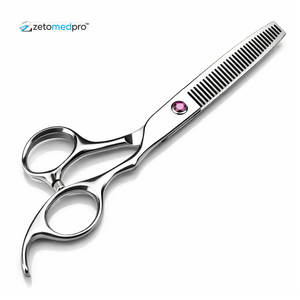 Ciseaux de coiffure professionnels en acier inoxydable de haute qualité, lames lisses et précises pour salon et barbier - Product Image 2