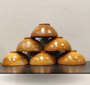 Bol de service en bois d'acacia écologique de style vintage, vaisselle de qualité alimentaire, vaisselle de table, vaisselle pour collations, décoration de fête à domicile, meilleur prix - Product Image 4