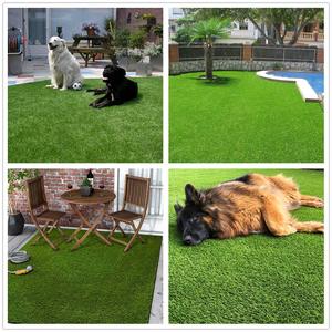 Alfombrilla de césped artificial suave para mascotas, duradera, no tóxica, fácil de limpiar, cómoda, adecuada para espacios interiores y exteriores - Product Image 6