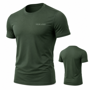 Camiseta Deportiva de Punto para Hombre con Paneles de Ventilación de Malla, Opción de Logotipo Personalizado, Diseñada para el Gimnasio de Verano y Entrenamientos al Aire Libre - Product Image 3