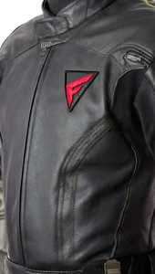 Unisex Full Sleeve Genuine Leather 220g Motorcycle Suit Color Blocked <b>Waterproof</b> Racing Wear Winter Adult Size Custom Logo FITME - Product Image 5