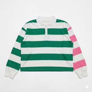 เสื้อรักบี้ลายทางคุณภาพพรีเมียม ดีไซน์ทันสมัย ผลิตเสื้อรักบี้ผู้ชายแบบขายส่ง รับออกแบบตามสั่ง เสื้อรักบี้ยูนิเซ็กซ์ - Product Image 6