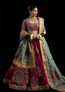 Robes de soirée AM IMPEX, robes indiennes pakistanaises formelles avec broderies faites à la main, nouvel article, toutes tailles disponibles - Product Image 4