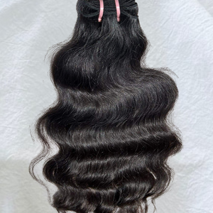 Extensiones de Cabello Remy Indio Virgen Sin Procesar, Naturales, Lisas, Onduladas, con Encaje Completo, al por Mayor, de Primera Calidad - Product Image 3