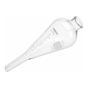 Tubo de Centrífuga de Vidrio Borosilicato PYREX de 100 mL, Forma de Pera, con Graduaciones Blancas para Pruebas de Petróleo, Modelo 8200-100, Corea - Product Image 2