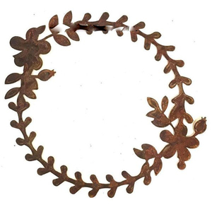 Guirnaldas Colgantes Hechas a Mano con Diseño de Flores Redondas de Aspecto Estándar para Decoración Navideña y Festiva, Sublimación en Blanco - Product Image 1