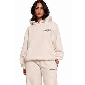 Womens Pullover Hoodie Tracksuit Casual Fleece <b>Two</b> <b>Piece</b> <b>Lounge</b> <b>Set</b> Relaxed Fit Elastic Waist Full Length Activewear Outfit - Product Image 3