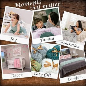 Premium Purple Orchid 50\" X 65\" Solid Faux Long Fur <b>Throw</b> Blanket Soft and Fuzzy <b>for</b> <b>Bed</b> or Couch - Product Image 4