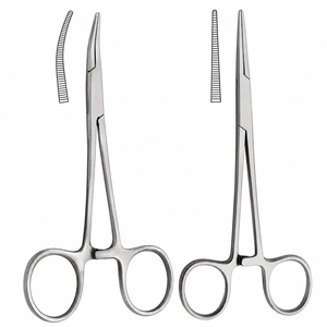 ชุดคีมหนีบหลอดเลือดแบบแมนนวล Akramed Surgical 2 ชิ้น รุ่นพรีเมียม ขนาด 12.5 ซม. แบบตรงและแบบโค้ง ได้รับการรับรองมาตรฐาน CE ผลิตจากสแตนเลสสตีล - Product Image 1