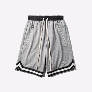 Pantalones Cortos Deportivos de Malla Transpirable para Hombre, 100% Poliéster, con Cordón Ajustable, Diseño Sólido, 2026 - Product Image 6