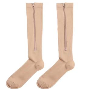 <b>Men's</b> Compression <b>Socks</b> Solid Color Knitted Spandex/Nylon Breathable Summer <b>Sports</b> Wear - Product Image 5