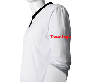 ชุดเทควันโดน้ำหนักเบา สวมใส่สบาย รุ่นใหม่ล่าสุด บริการ OEM ผลิตในปากีสถาน ระบายอากาศได้ดี 25 ชุด รับสั่งทำตามแบบ คุณภาพสูง - Product Image 5