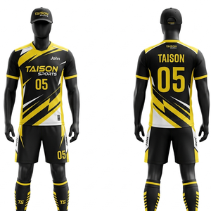 Uniforme de football en polyester interlock 180 GSM orange avec panneaux latéraux et logo personnalisé par sublimation - Product Image 4