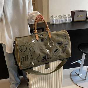 Sac de sport NESTA SPORTS Graffiti, sac de voyage tendance en forme de baril, sac de sport en polyester pour la gym et les activités sportives - Product Image 5