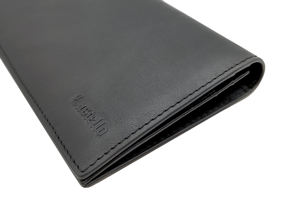 [TOP RANKING] Castello Genuine Cowhide Soft Leather Slim Long <b>Wallet</b> with Open Closure Unisex - Product Image 6