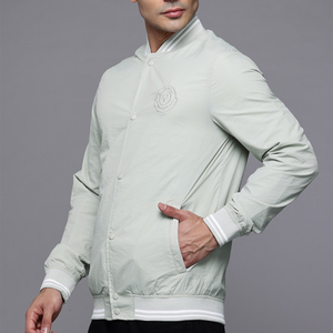 Custom <b>men</b> bomber <b>jacket</b> quilted puffer varsity windproof streetwear fishing winter breathable lightweight <b>men</b> fashion satin OEM - Product Image 3