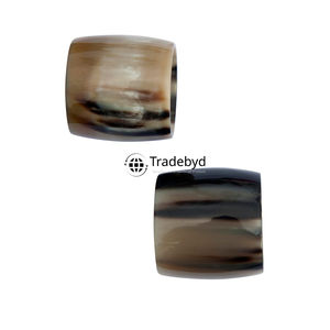 Anneau de serviette élégant en corne écologique, fait main, accessoire de table haut de gamme pour cadeaux Tradebyd - Product Image 2