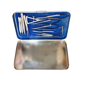 Kit d'instruments de micro-chirurgie manuels en acier inoxydable, ensemble chirurgical de précision, outils réutilisables pour usage clinique hospitalier - Product Image 3