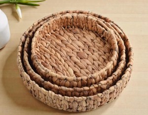 Panier de service en rotin fait main de haute qualité pour la cuisine, la salle à manger, l'hôtel, le café, la présentation sur table - Product Image 3