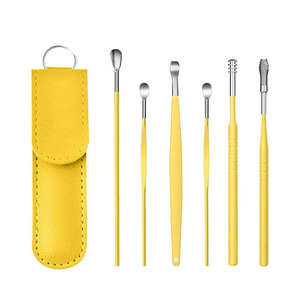 Ensemble de nettoyage d'oreilles de qualité supérieure, outils de suppression de cérumen en acier inoxydable - Product Image 1