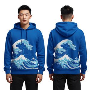 เสื้อฮู้ดดี้ผู้ชายผ้าฝ้ายพิมพ์ลายกราฟิกแฟชั่นสวมใส่สบายสไตล์ลำลองทันสมัยสำหรับใส่ทุกวัน - Product Image 1