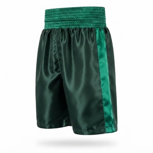 Pantalones Cortos de Boxeo y Kickboxing de Satén Premium, Personalizados, Transpirables, Pantalones Cortos de Muay Thai Personalizados, Unisex - Product Image 2