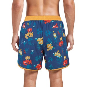 Pantalones Cortos Deportivos Transpirables para Hombre, Sublimados, de Spandex/Poliéster, Sólidos, Antiarrugas, para Natación - Product Image 2