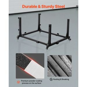 Cuscino in gomma ispessita per porta Jeep, portaoggetti mobile per 4 porte, robusto supporto per porta auto per serie J, portapacchi - Product Image 6