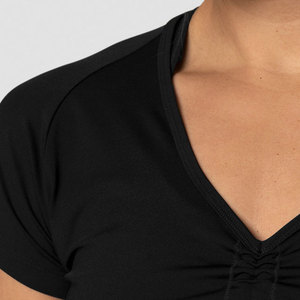 Latest Design Fashion Wear Crop Slim Fit T-Shirt <b>Women's</b> Plain Lightweight 180 Gsm Breathable Seamless Crop <b>Top</b> T-Shirt - Product Image 4