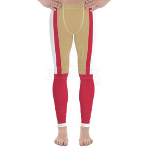 Vêtements de sport actifs de haute qualité à taille élastique pour hommes, leggings de compression mi-cuisses pour l'exercice, l'entraînement, la course à pied et le quotidien - Product Image 4