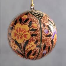 เครื่องประดับลูกบอลคริสต์มาสกระดาษวินเทจ ลายดอกไม้สีส้ม พร้อมห่วงแขวนสีทอง กันน้ำ คุณภาพสูง MOQ ต่ำ จัดส่งรวดเร็ว - Product Image 6