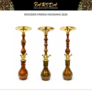 Chichas Farida en bois sculpté à la main, de qualité supérieure, design unique, pour fumer le shisha, de luxe égyptien, vente en gros 2026 - Product Image 2
