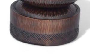 Plat de service décoratif au design fabuleux avec support, finition fumée de qualité supérieure, en acier inoxydable, écologique, pour l'extérieur - Product Image 6