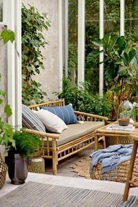 Natural <b>Bamboo</b> Outdoor <b>Sofa</b> <b>Bamboo</b> Garden Bench Eco Friendly <b>Bamboo</b> Patio Furniture for Garden Patio Balcony Hotel - Product Image 5