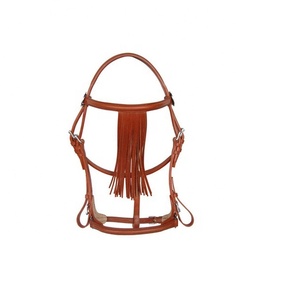 ALR EQUESTRIANS Customizable Western Riding Horse <b>Bits</b> Durable Leather Equestrian Rein with Fancy Stitching and Logo - Product Image 3
