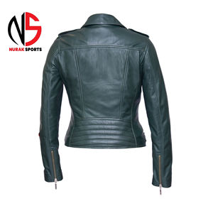 Chaqueta de cuero de nuevo diseño, muy vendida, para mujer, de alta calidad, de secado rápido, cómoda, elegante, en Nurak Sport. - Product Image 4