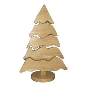 Ornements de Noël en bois peints à la main, créatifs, réutilisables, modernes, personnalisables, pour la maison, le salon, Noël - Product Image 3