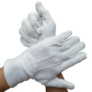 Guantes de Algodón Blanco para Tuxedo Formal, Desfiles, Guardias y Ceremonias - Product Image 2