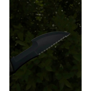 Cuchillo de Caza Premium BWK Forest Tracker, 62 HRC, Multiusos, Mango de 12.5 Pulgadas, Funda de Cuero con Agarre Rugoso, Acero de Damasco Forjado a Mano - Product Image 5