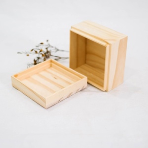 Coffrets cadeaux de bijoux de stockage personnalisés en bois massif et bambou forme rectangulaire avec impression de gaufrage et d'estampage pour l'emballage d'artisanat de thé - Product Image 5