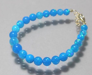 Ethiopian Opal <b>Stone</b> Beads 5-8mm MM Smooth Round 8 Inches/16 Inch Loose Gemstones Color Play For <b>Bracelet</b> - Product Image 3