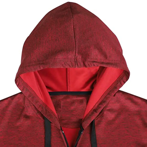Ventes en gros de sweats à capuche zippés personnalisés pour hommes avec impression en relief pour les marques de streetwear américaines, coupe ample, prix d'usine, en gros - Product Image 3