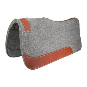 Premium Western Wool <b>Felt</b> Saddle <b>Pad</b> for Horses-Customizable Color & Logo Durable Equine Protection High Quality - Product Image 1