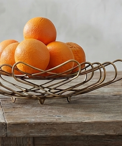 Cesta de Frutas Apilable de Alambre Metálico Dorado, Cesta de Frutas Metálica con el Mejor Diseño para Almacenamiento en la Cocina - Product Image 3