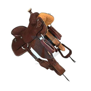 Selle en cuir véritable de qualité supérieure pour l'équitation, l'entraînement et les sports équestres, avec un design confortable, durable et réglable. - Product Image 3