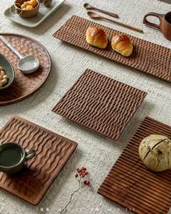 Handcrafted Mango Wood Charger <b>Plate</b> with Safe Surface for Food & Cakes Biodegradable Eco-Friendly Unique Carved Artistic Design - Product Image 6