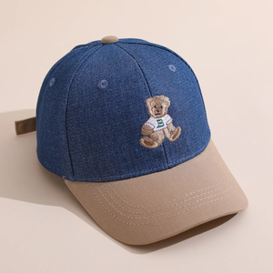 หมวกเบสบอลเด็ก 52 ซม. 2-6 ปี หมวกเด็กปักลายการ์ตูนหมี หมวกกันแดดเด็ก หมวกปีกกว้างสำหรับฤดูใบไม้ผลิและฤดูร้อน สำหรับเด็กวัยหัดเดิน ทั้งเด็กชายและเด็กหญิง - Product Image 2